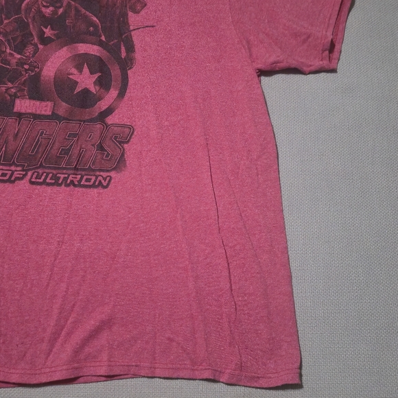 MARVEL "Avengers Age of Ultron"  Red Graphic T-Shirt Mens Size XXL - Picture 4 of 14